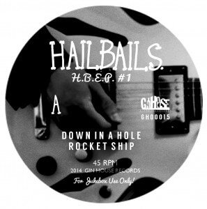 Hailbails EP Side A label